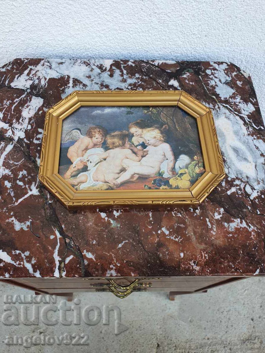 Reproducere în ramă frumoasă din lemn cu sticlă!!! Reproducere în ramă frumoasă din lemn cu sticlă!!!