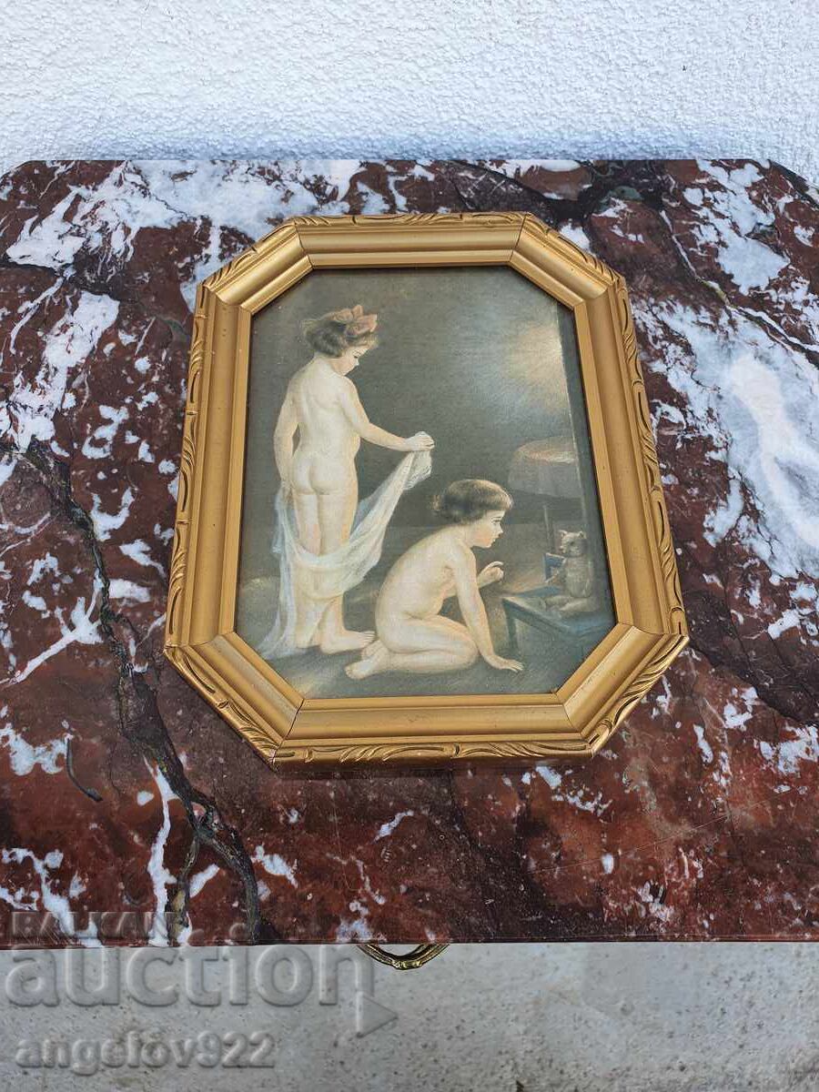 Reproducere în ramă frumoasă din lemn cu sticlă!!! Reproducere în ramă frumoasă din lemn cu sticlă!!!