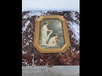 Репродукция в красива дървена рамка със стъкло!!!