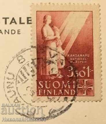 Auction 1943 OLD CARD FINLAND JEAN SIBELIUS CENSORSHIP E719 Auction 1943 OLD CARD FINLAND JEAN SIBELIUS CENSORSHIP E719