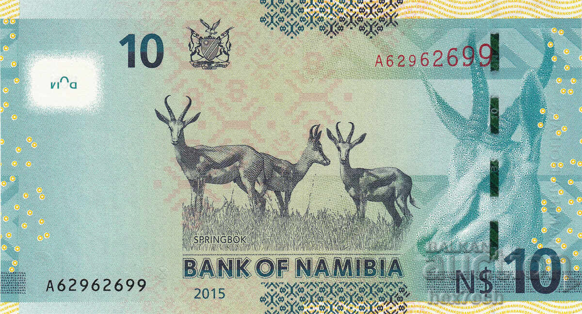 Auction  ❤️ ⭐ Namibia 2015 $10 UNC New ⭐ ❤️