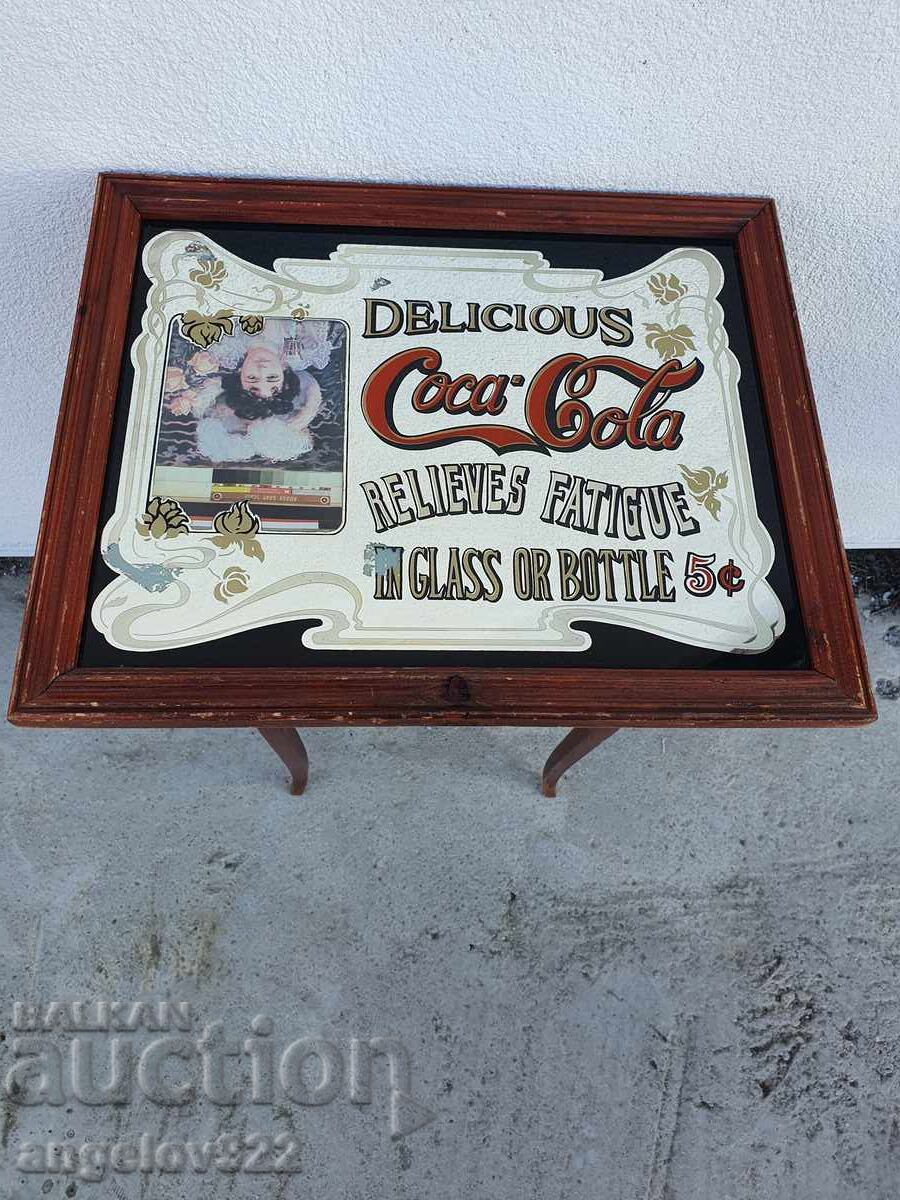 Licitație Oglindă publicitară Coca-Cola Licitație Oglindă publicitară Coca-Cola