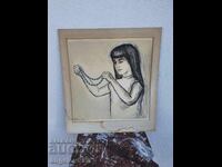 Αυθεντικό εικαστικό έργο χωρίς πλαίσιο!!!