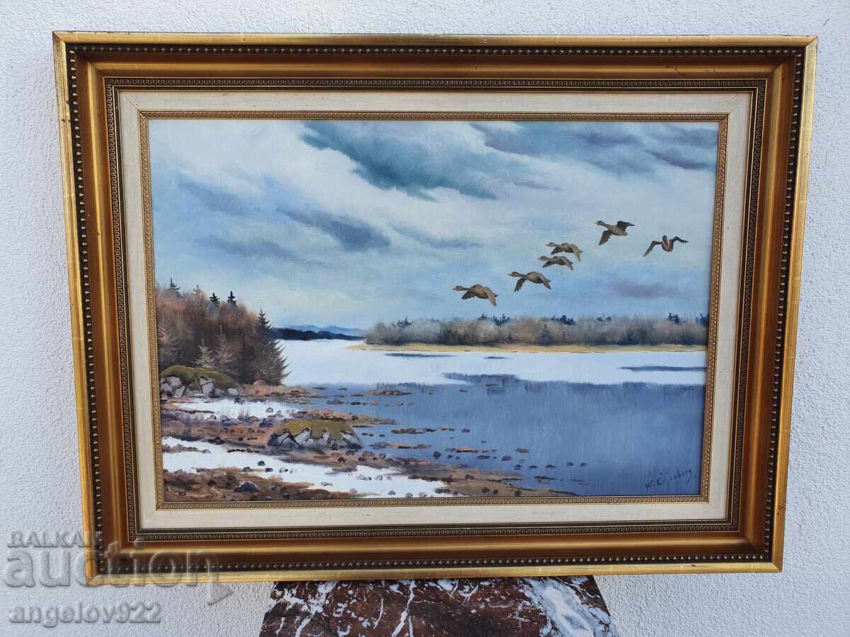 Pictura in ulei originala pe panza!!! cu preț € 1.50 | 2.93 BGN