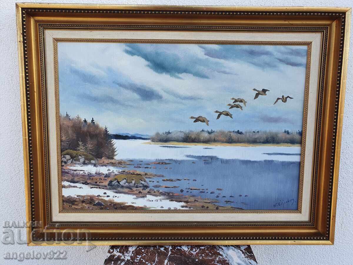 Licitație Pictura in ulei originala pe panza!!!