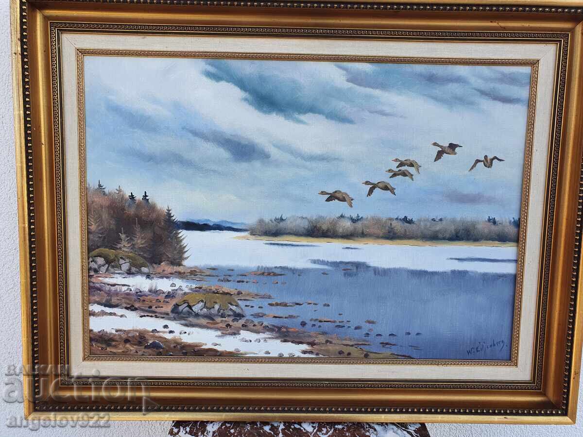 Livrarea Pictura in ulei originala pe panza!!!