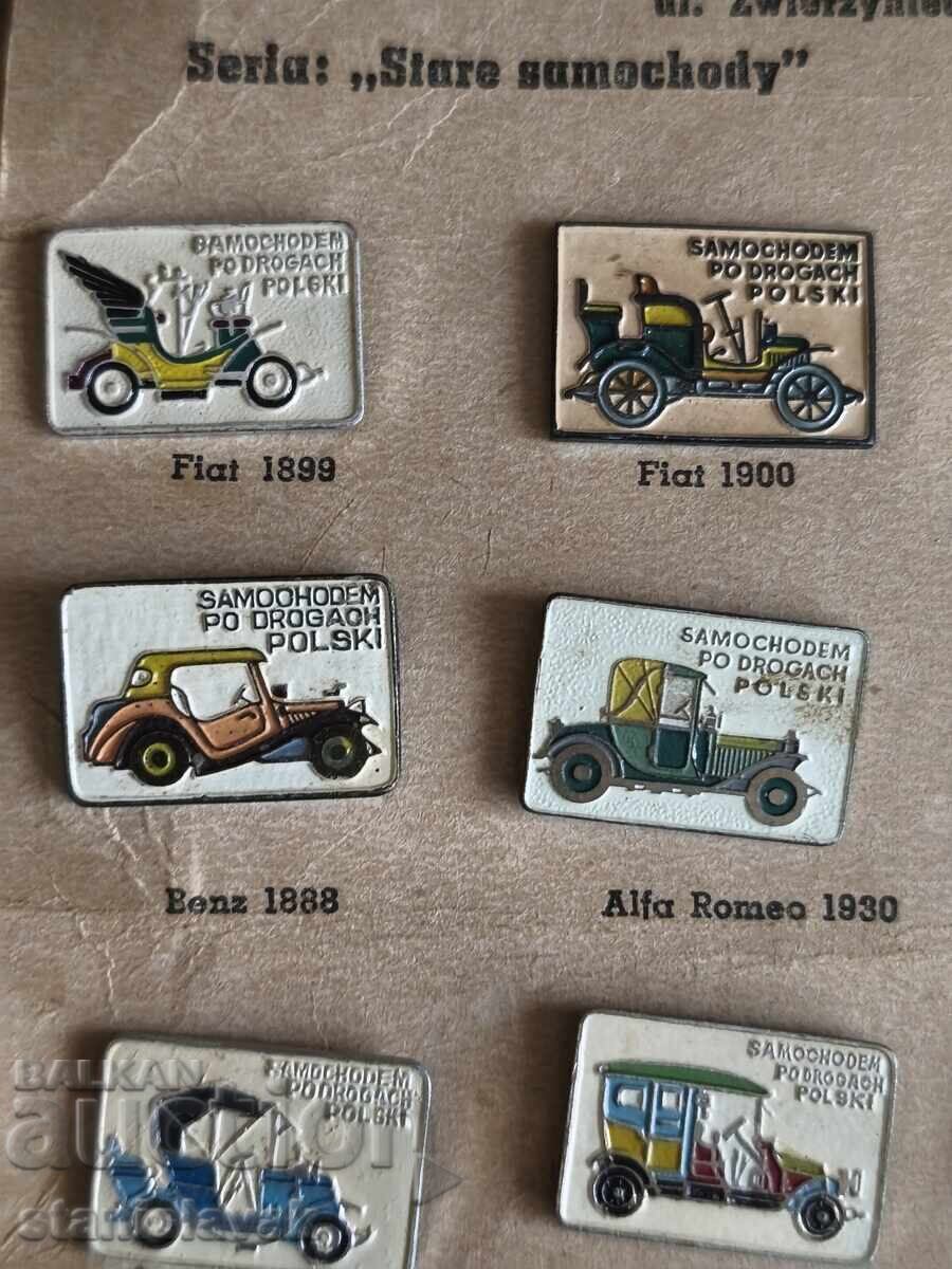 Δημοπρασία Συλλογή εμβλημάτων ρετρό αυτοκινήτων από το 1976