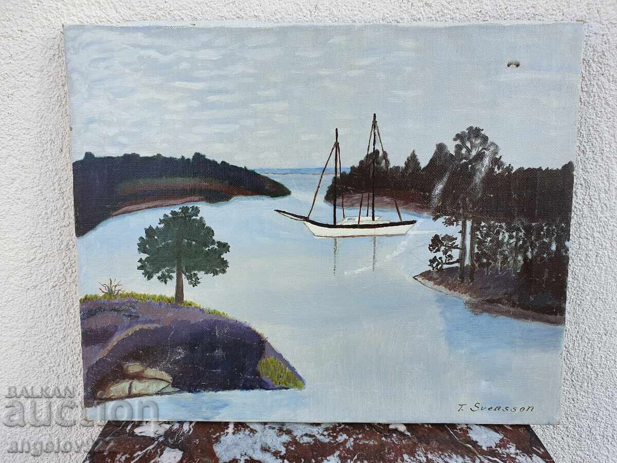 Παράδοση Πρωτότυπη ελαιογραφία σε καμβά!!!