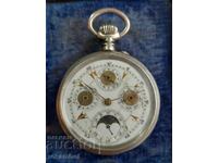 Старинен сребърен  Швейцарски часовник Tavannes