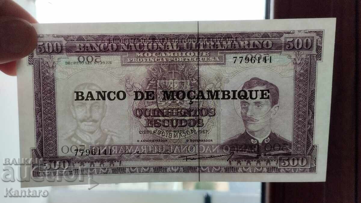 Delivery of Banknote - MOZAMBIQUE - 50; 100; 500 and 1,000 Escudos - UNC Delivery of Banknote - MOZAMBIQUE - 50; 100; 500 and 1,000 Escudos - UNC