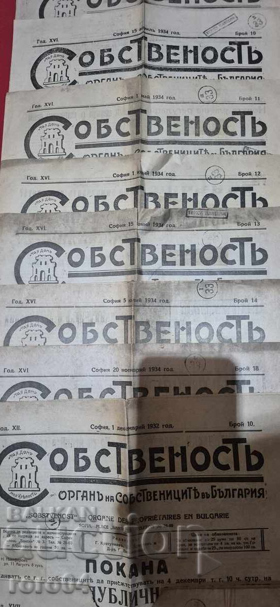 СОБСТВЕНОСТ - ОРГАН НА СОБСТВЕНИЦИТЕ В БЪЛГАРИЯ с цена € 33.99 | 66.48 лв.