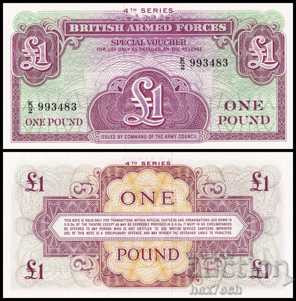 ❤️ ⭐ Μεγάλη Βρετανία 1962 1 λίβρα UNC νέο ⭐ ❤️