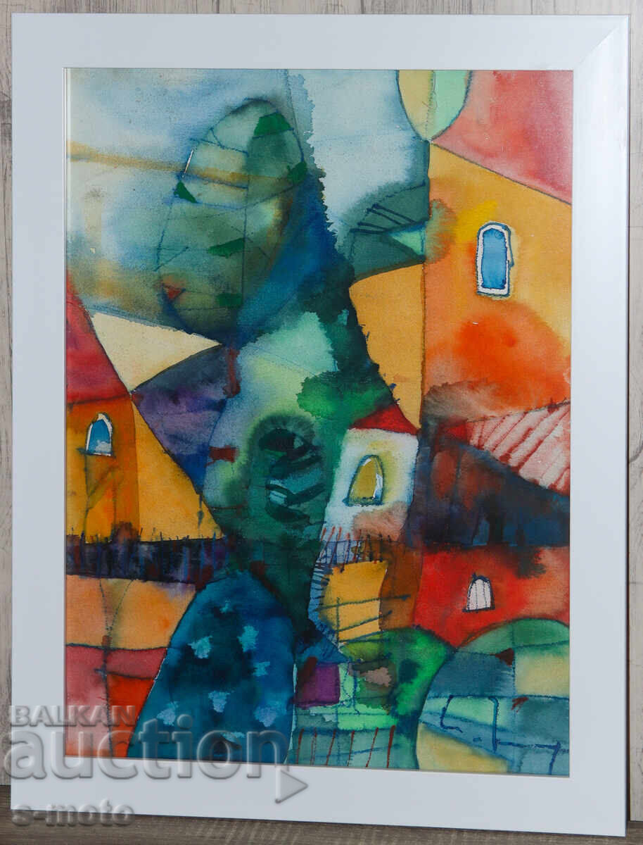 Vladimir Zapryanov, watercolor painting, abstract still life with price € 409.03 | 799.99 BGN