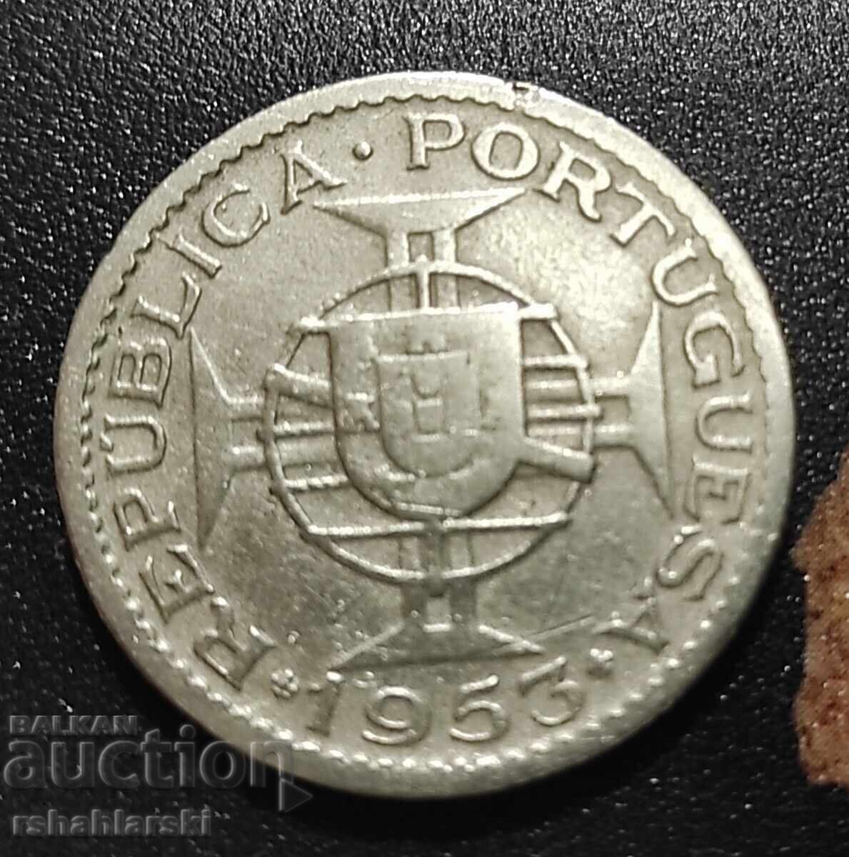 Monedă Mozambic 2,5 escudos (1953) cu preț € 2.00 | 3.91 BGN