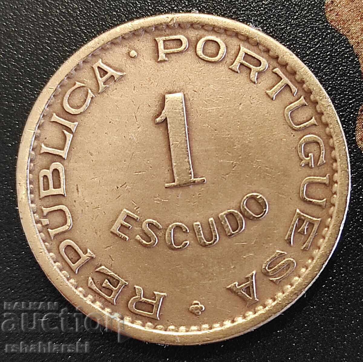 Monedă Mozambic 1 escudo (1969)