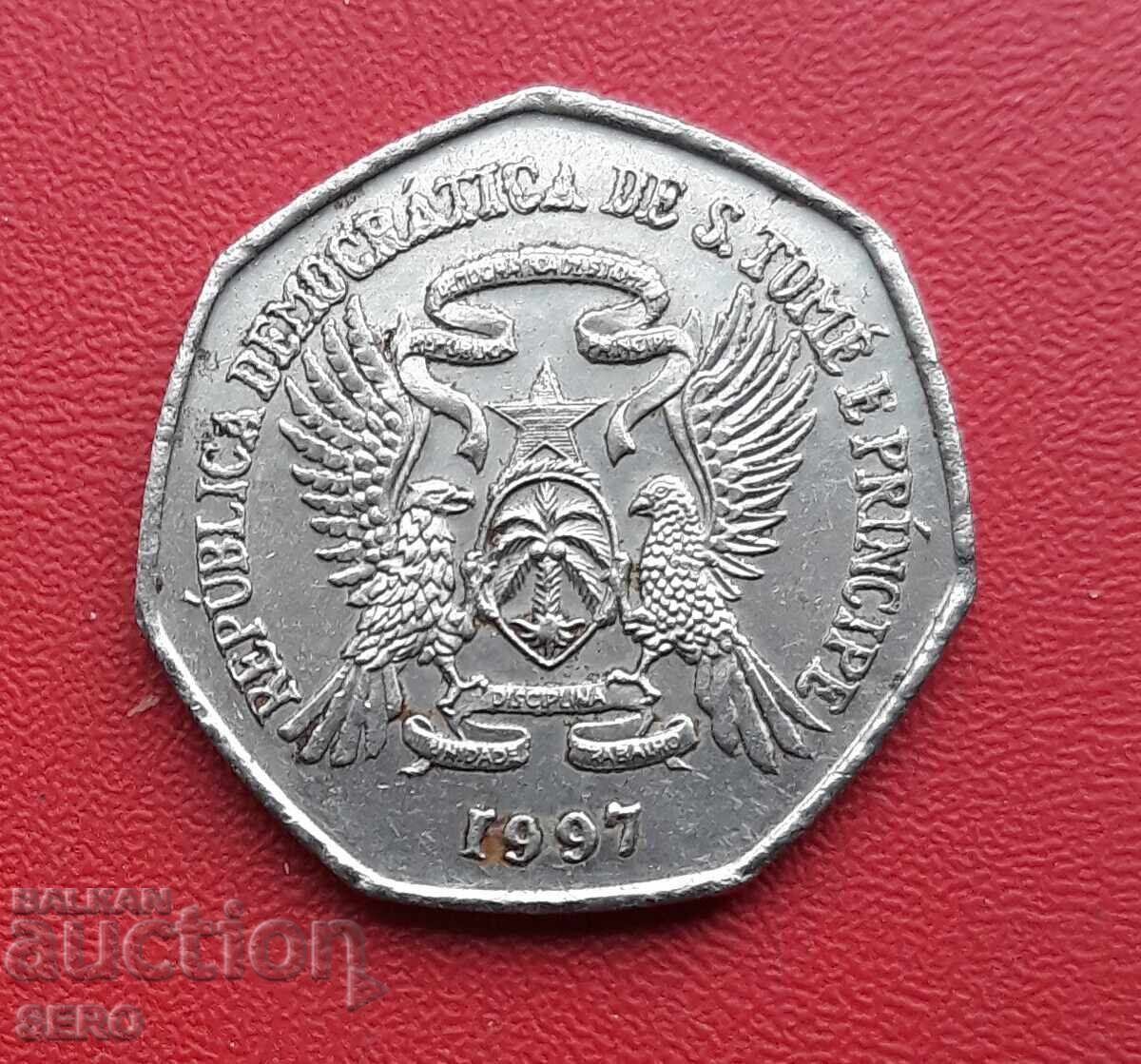 Острови Сао Томе и Принсипи-1000 добрас 1997 с цена 2.00 лв. | € 1.02