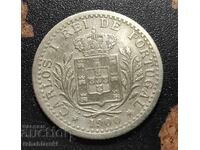 Monedă Portugalia 100 reis [1900]