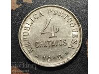 Νόμισμα Πορτογαλίας 4 σεντάβος, 1919