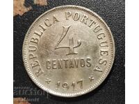 Monedă Portugalia 4 centavos [1917]