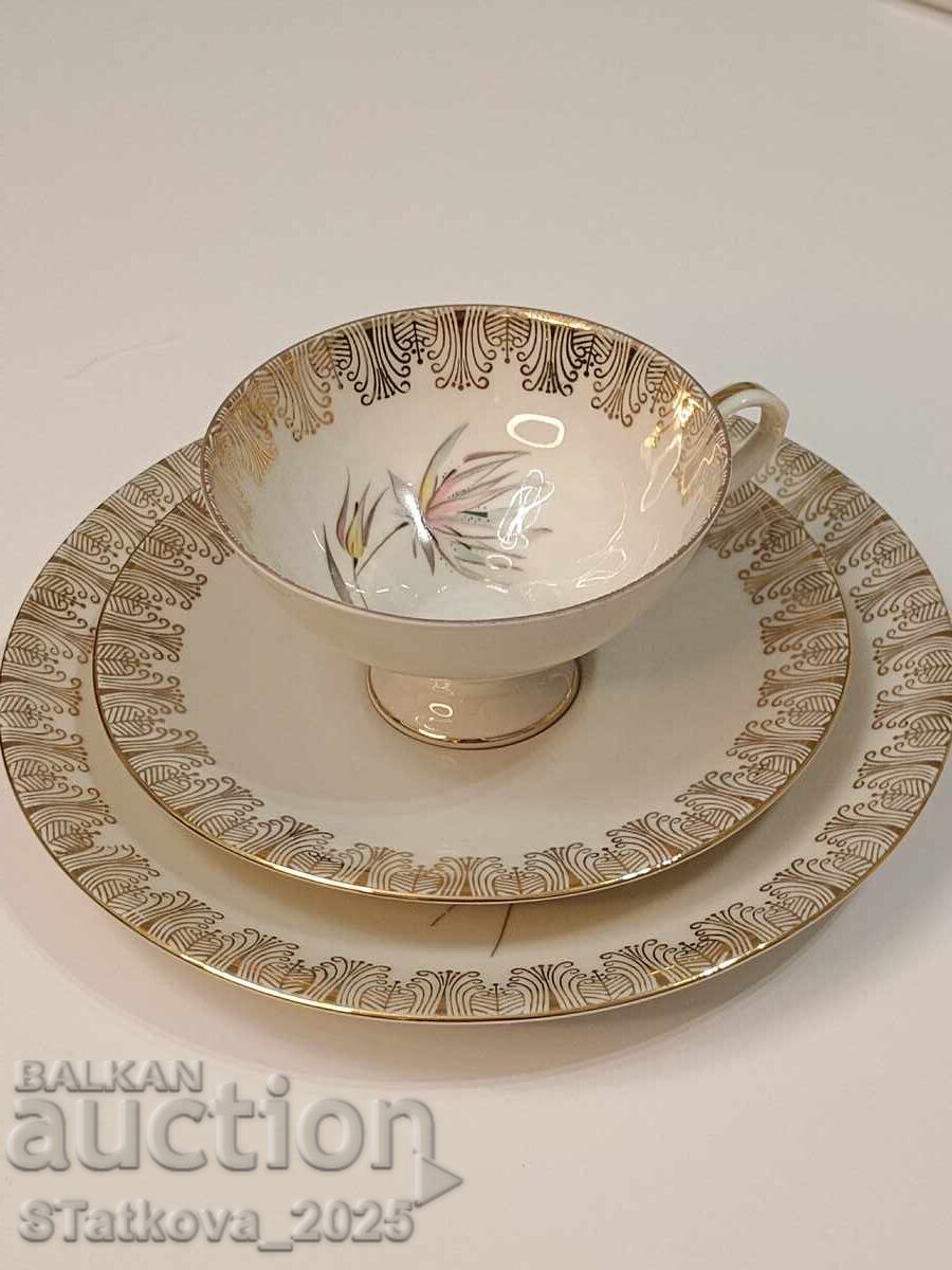 Three-piece porcelain coffee set Three-piece porcelain coffee set