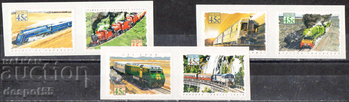 1993. Australia. Trenuri populare. Autocolante