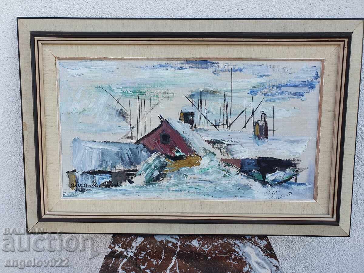 Δημοπρασία Πρωτότυπη ελαιογραφία σε καμβά!!! Δημοπρασία Πρωτότυπη ελαιογραφία σε καμβά!!!