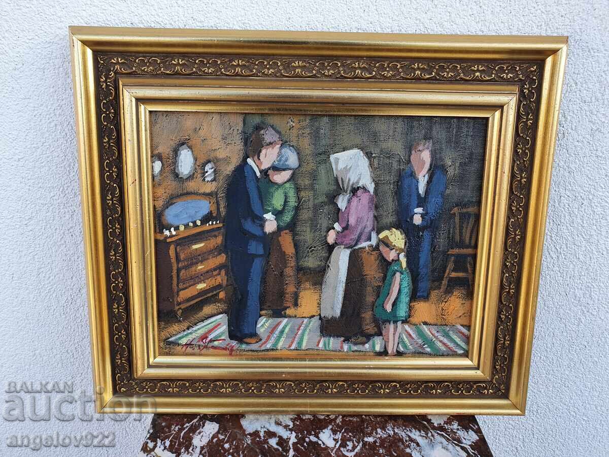 Πρωτότυπη ελαιογραφία σε καμβά!!! με τιμή € 0.01 | 0.02 BGN