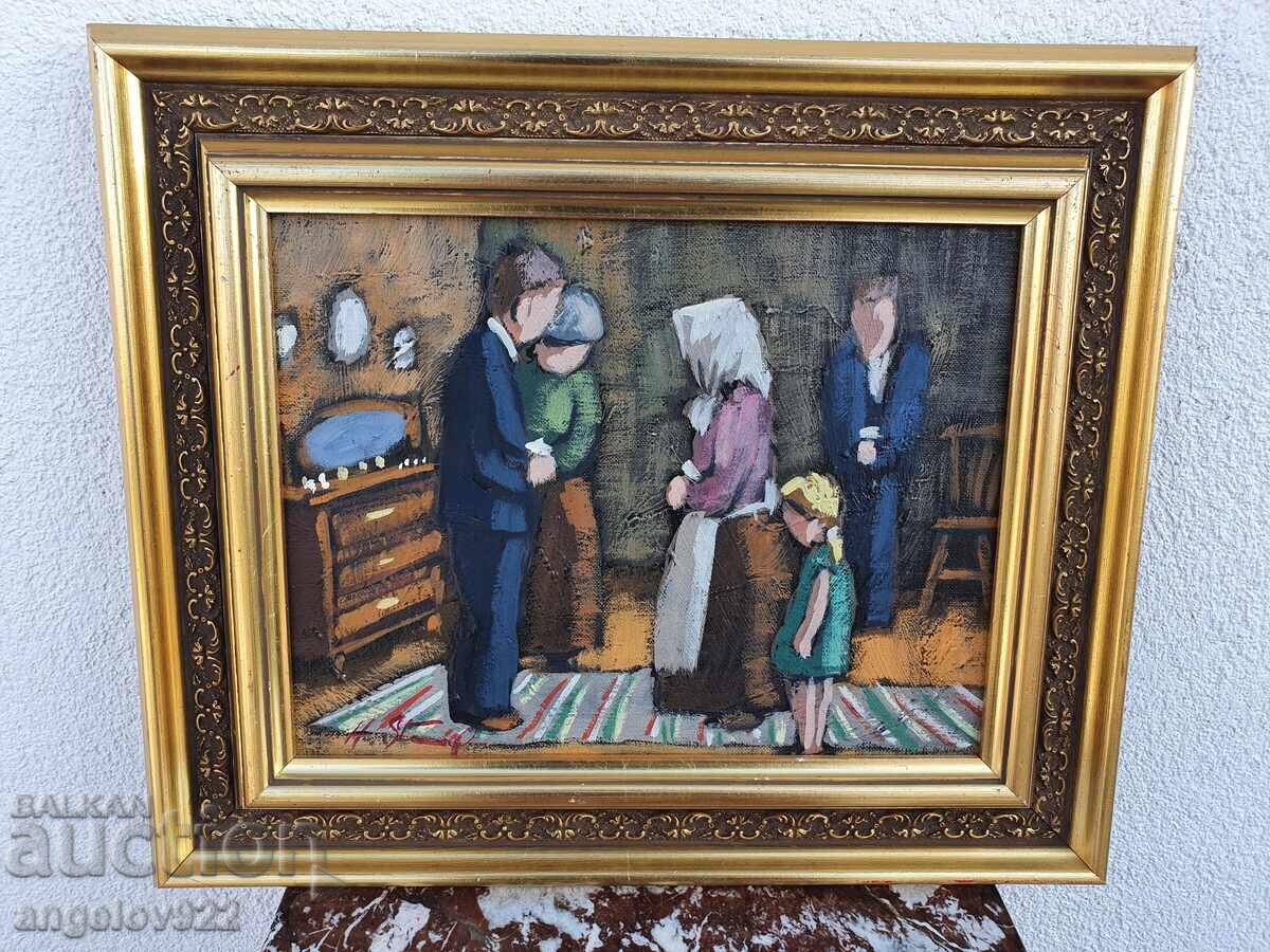 Δημοπρασία Πρωτότυπη ελαιογραφία σε καμβά!!!