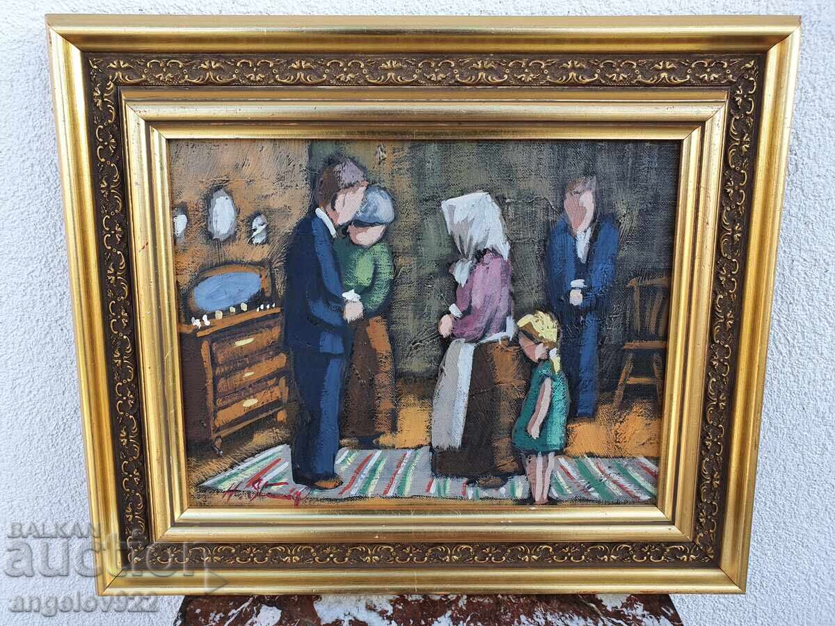 Παράδοση Πρωτότυπη ελαιογραφία σε καμβά!!!