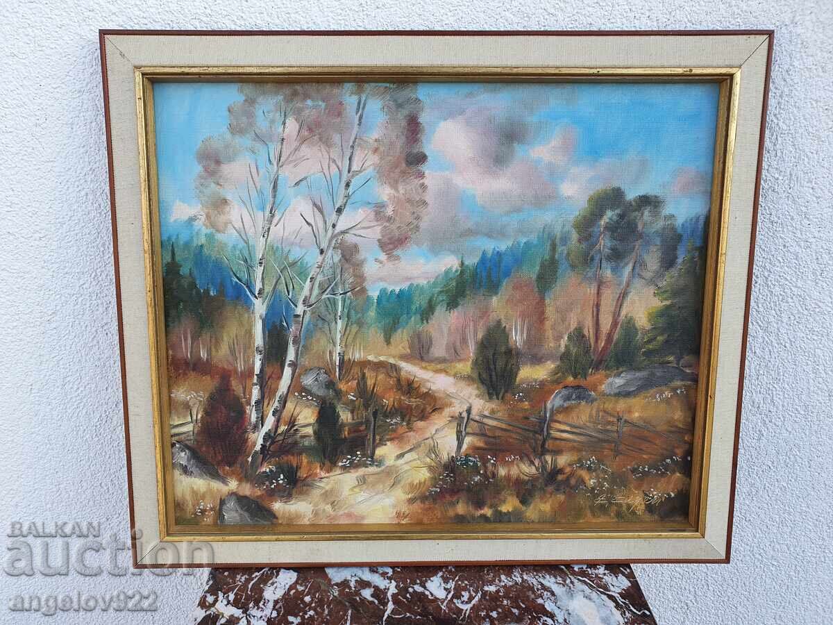 Πρωτότυπη ελαιογραφία σε καμβά!!! με τιμή € 0.01 | 0.02 BGN