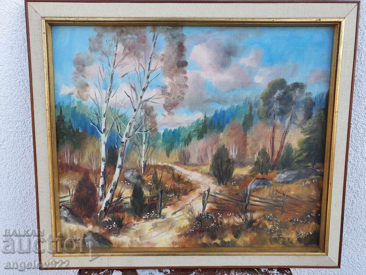 Παράδοση Πρωτότυπη ελαιογραφία σε καμβά!!!