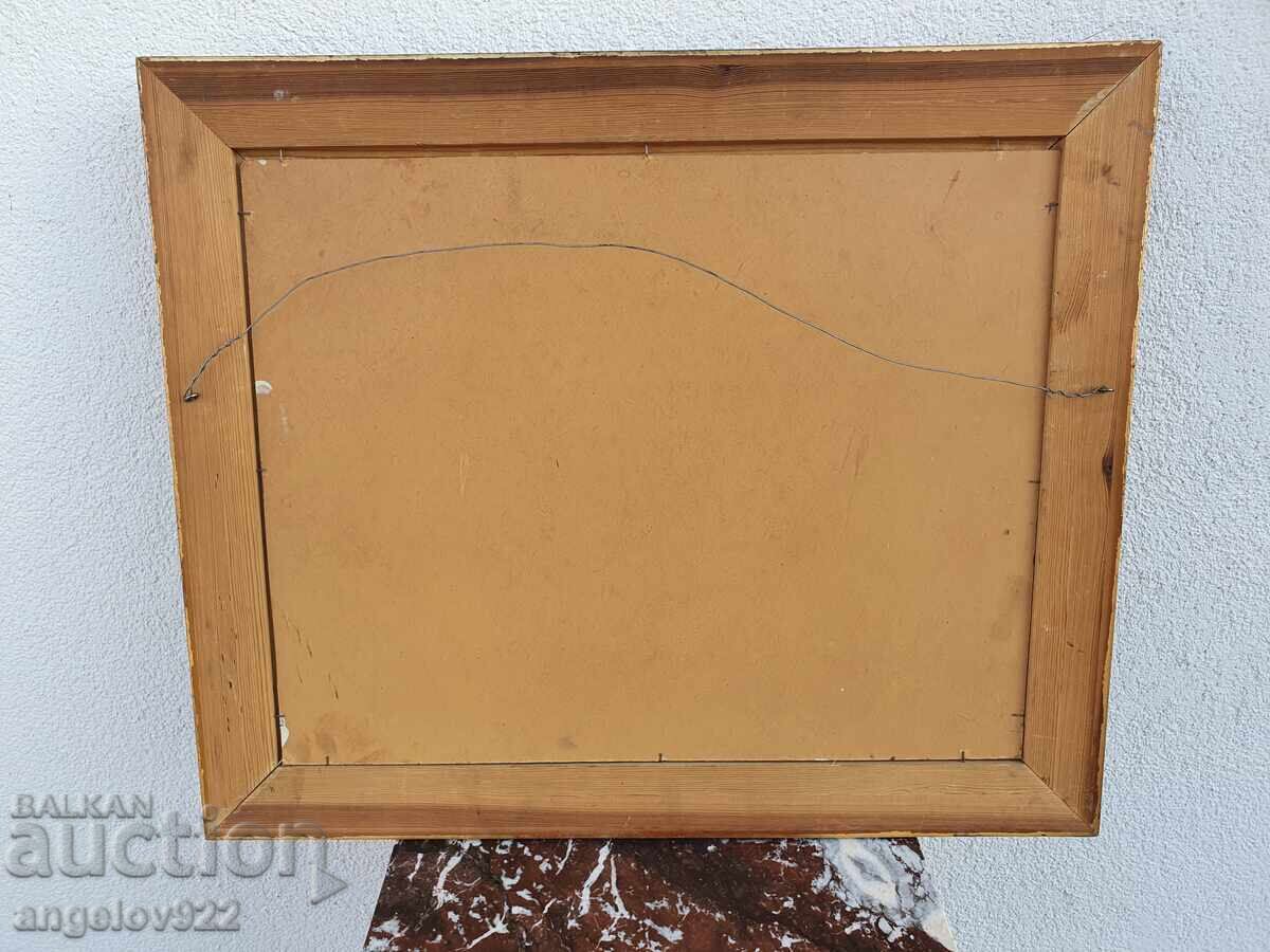 Авторска картина с маслени бои върху фазер!!! - 7