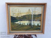 Авторска картина с маслени бои върху фазер!!!