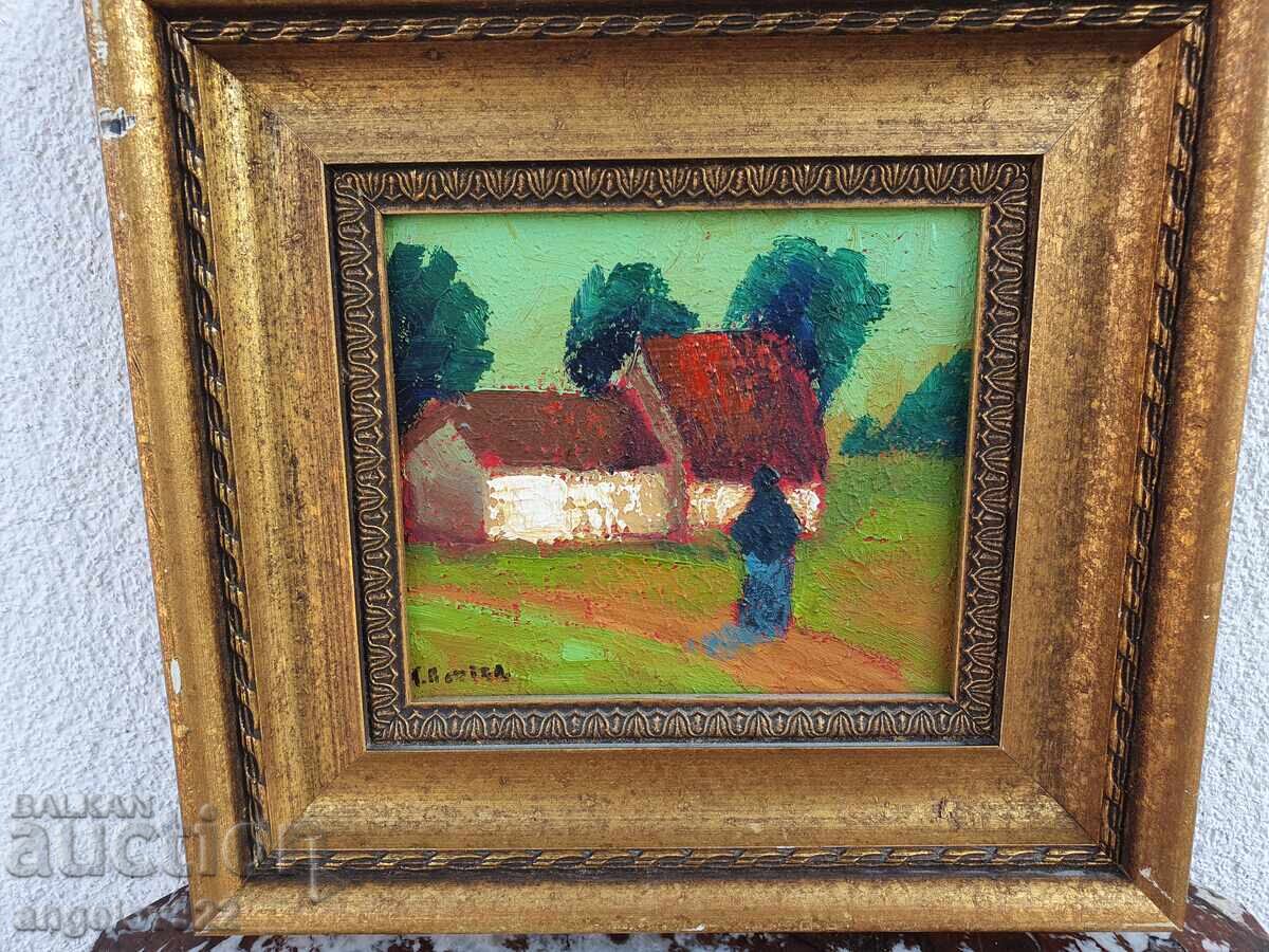 Доставка на Авторска картина с маслени бои върху фазер!!!