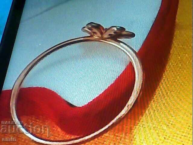 Delivery of 14k gold-plated silver Pandora ring ale s925