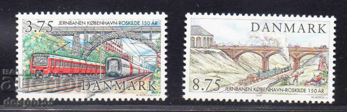 1997. Denmark. 15 years. Railway line between Copenhagen and Roskilde