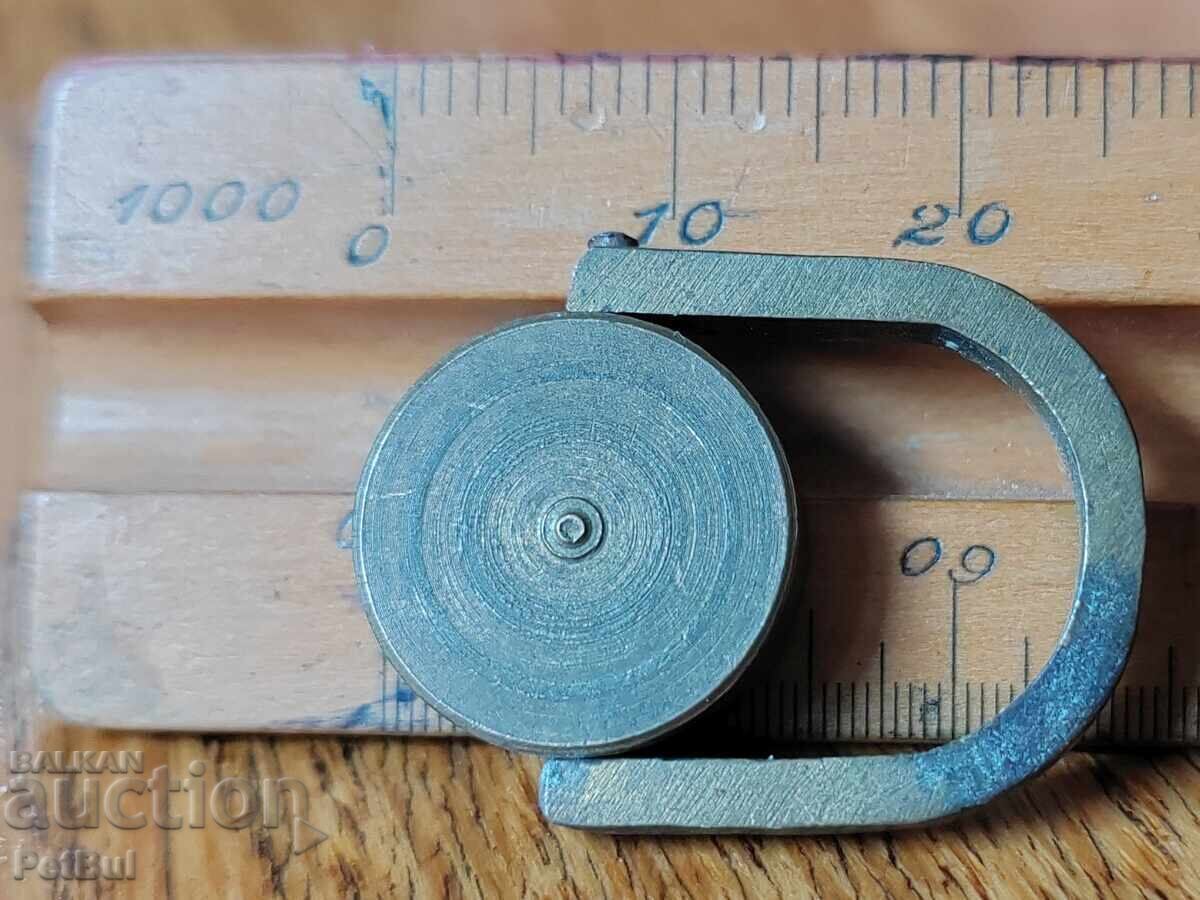 Star Bronze Officer's Military Door Seal SOC 1970s - 6