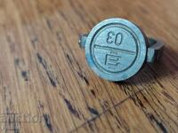 Vechi Sigiliu Militar de Ofițer din Bronz pentru Ușă, URSS, anii 1970, E 03