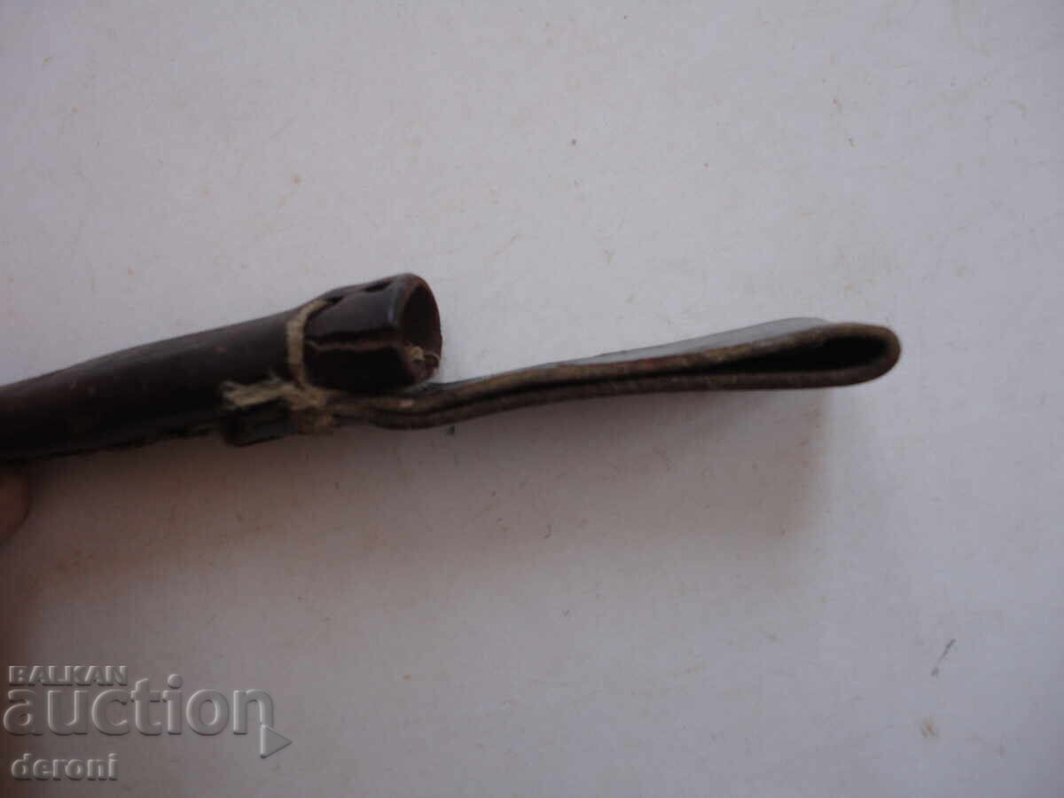 Auction  Leather sheath for Gabrovo knife kama