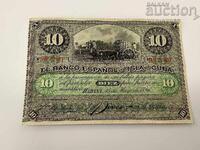 Κούβα 10 πέσος 1896 έτος ΠΛΑΤΑ
