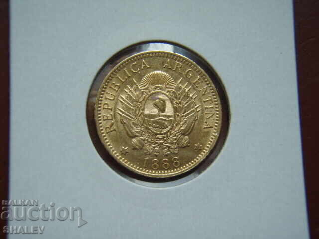 Delivery of 5 Pesos 1888 Argentina /One Argentino/ (Argentina) AU (gold)