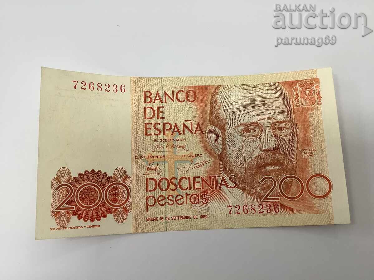Испания 200 песети 1980 година Испания 200 песети 1980 година
