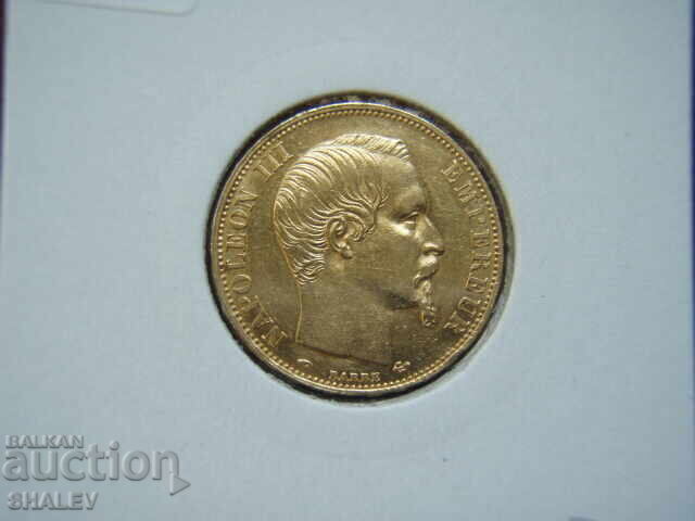 20 Franci 1857 A Franța (20 franka Frantsiya) - AU+ (zlato) - 5
