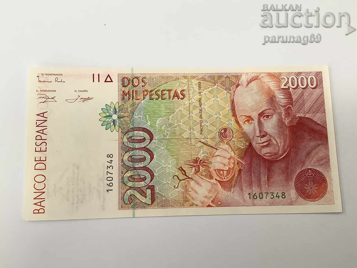 Испания 2000 песети 1992 година UNC Испания 2000 песети 1992 година UNC