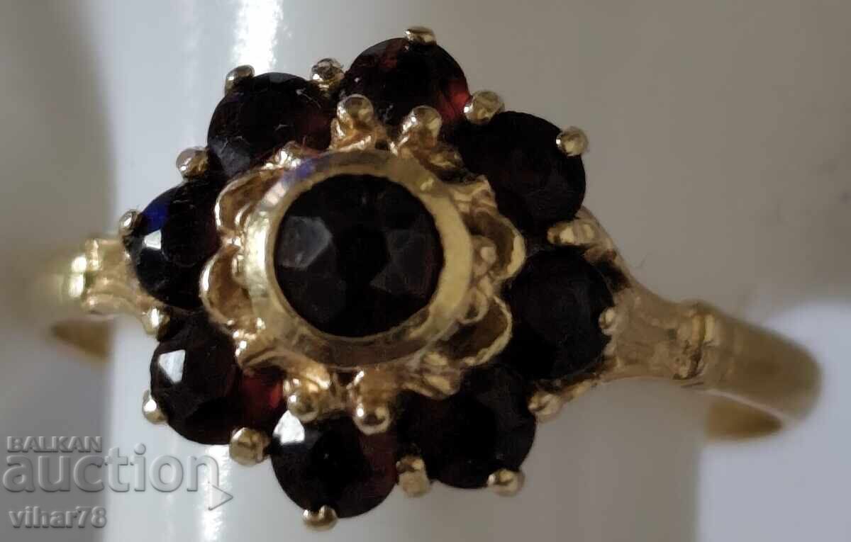 ΧΡΥΣΟ ΔΑΧΤΥΛΙΔΙ 18 ΚΑΡΑΤΙΩΝ ΜΕ ΓΡΑΝΑΤΗ - 5