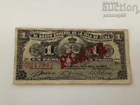 Cuba 1 peso 1896 an PLATA