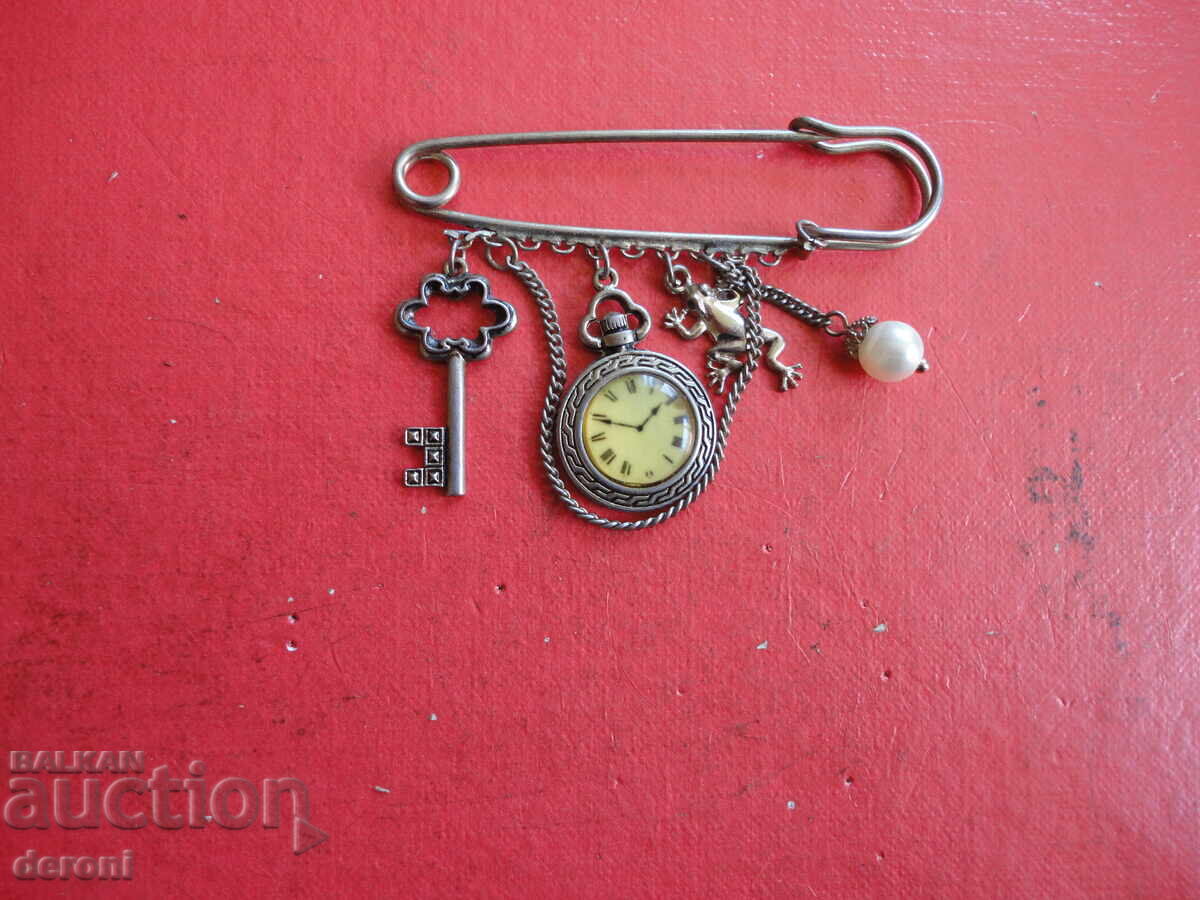 Аукцион Старинна брошка игла 2