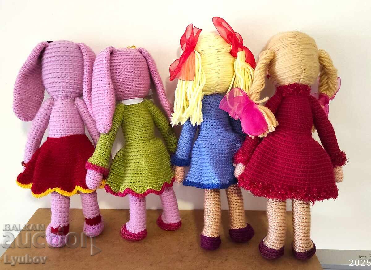Кукла плетена. Ръчно изработена. - 5
