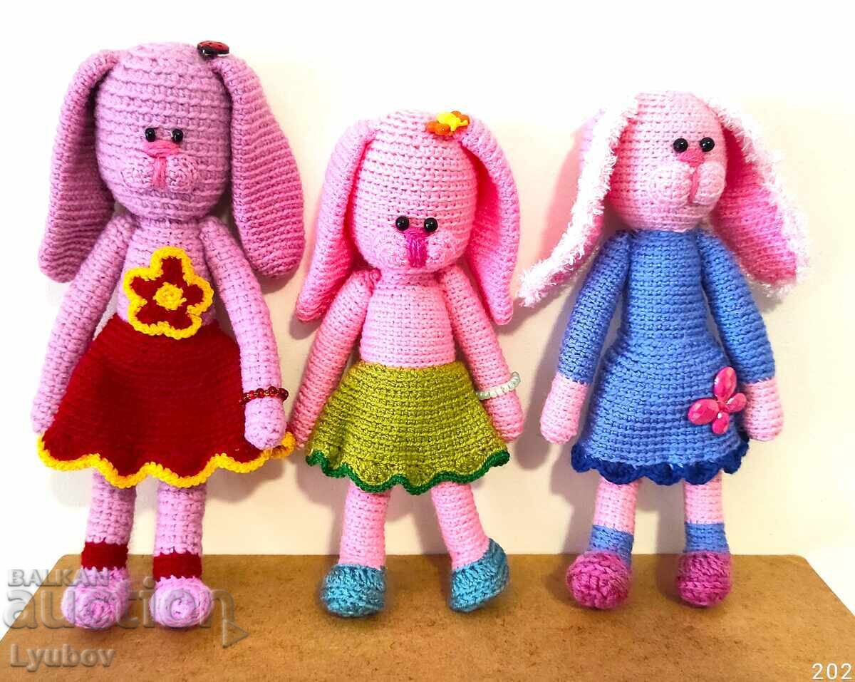 Кукла плетена. Ръчно изработена. - 7