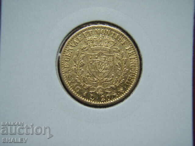 Δημοπρασία 20 Λίρες 1826 L Σαρδηνία (20 liri Sardiniya) - AU (χρυσός)